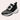 Black Jewel Women's Rhinestone Fashion Sneakers in black, size 42, featuring a chic slip-on design with rhinestone embellishments, suitable for both athletic and casual wear.