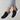 Black leopard print women's stylish sneakers in size 42.5, featuring a comfortable design suitable for walking and sportswear.