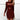
A woman wearing a wine red XL black long sleeve cut-out bodycon mini dress, perfect for party wear, showcasing the dress's sheath design with shoulder cut-outs, while highlighting her hairstyle and elegant posture.