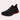 Men's black slip-on sneakers featuring a breathable mesh design, red accents, and a flexible sole, suitable for outdoor walking and athletic activities.