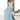 Black off-shoulder maxi dress with a slit, featuring elegant design suitable for formal evening occasions, shown in the Azzurro color and 3XL size. The dress highlights the shoulders and arms with its off-shoulder style, emphasizing the waist and flowing down to a maxi length.