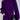 
A woman wearing a purple oversized ribbed turtleneck sweater paired with black jeans. The sweater is cozy and suitable for winter, featuring a high neck design.