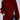 
A woman's red oversized ribbed turtleneck sweater, designed for cozy winter wear, showcasing a comfortable fit with long sleeves and a soft knit texture.