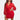 
Alt Text: Woman wearing a red XL black sequin party dress featuring a sheer beaded blouse and an open back, showcasing a sophisticated and elegant design.