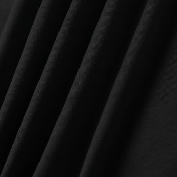 A black sleeveless maxi dress, casual and ankle-length, featuring side pockets.