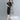 
A black and white asymmetric stripe summer midi dress with a loose fit, featuring a knee-length design, short sleeves, and a round neckline. The dress is displayed in size 3XL, showcasing its comfortable and stylish design suitable for daytime wear.