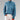 
A blue wool cable knit turtleneck sweater for women, featuring a cozy design suitable for fall fashion in size 2XL.
