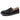 Black woven loafers, breathable and lightweight slip-on shoes, size 12, featuring a stylish design ideal for casual and outdoor wear.