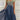 Blue and black floral sequin V-neck knee-length cocktail dress in a blue gold color, size 5XL, featuring intricate sequin detailing and a flattering fit with shoulder coverage.