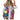 Bohemian embroidered patchwork dress featuring vibrant colors and intricate patterns, highlighting a fitted waist and flowing sleeves, paired with a pink bag.