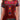 Bohemian embroidered velvet top in red with a floral pattern, featuring a summer style design. The top displays intricate embroidery on the sleeves and neckline, and is available in size 6XL.