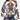 Bohemian Floral Paisley Women's Ethnic Blouse in white with pink floral paisley patterns, featuring a relaxed fit with a round neck, long sleeves, and a slightly loose waist, suitable for festivals and casual outings.