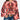 Bohemian Floral Paisley women's ethnic blouse in rose color, size 2XL, featuring a white and orange paisley pattern with a flowing design. The blouse showcases long sleeves, a round neckline, and a loose fit ideal for festival wear.
