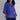 
A blue oversized linen tunic for women, designed as a casual summer blouse in size 4XL, featuring long sleeves, a relaxed fit, and a comfortable neckline.