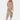 Elegant and lightweight boho floral sleeveless women's summer jumpsuit in khaki, featuring a relaxed fit with a waistline design and wide-leg style, suitable for fashion-forward formal wear.
