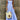 Blue boho gingham maxi dress with a smocked square neckline, designed for summer fashion in an XL size.