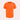 Bright orange men's t-shirt in solid color with a crew neck and short sleeves, designed for summer wear in size XL.