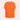 Bright orange men's t-shirt with short sleeves and a round neck, featuring a solid color design ideal for summer wear.
