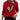 Bright oversized women's pink sweatshirt featuring a casual pullover design on a model showcasing the red XL variant. The image highlights the sweatshirt's long sleeves and relaxed fit, emphasizing the comfortable and cozy style perfect for casual wear.