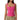 Bright pink moisture-wicking yoga tank top for women, shown in size 3XL, featuring a sleeveless design and athletic fit, highlighting the arm, chest, and waist areas.