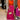 Bright pink palazzo pants paired with an orange silk blouse, showcasing a chic and vibrant summer outfit in fuchsia, size 3XL, styled to highlight a fashionable and bold look.