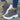 Brown platform chunky lace-up ankle boots in gray, size 42, shown on a human leg. The boots are stylish and suitable for fashion hiking, with a trendy design.
