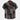 Burgundy floral men's short sleeve shirt in vintage botanical style, featuring a khaki base with a colorful plant pattern, suitable for casual wear in size 3XL.