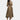 Burgundy midi wrap dress featuring an asymmetrical neckline and batwing sleeves, shown in khaki color, size 3XL.