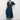 Dark green midi dress featuring a ruffle skirt and flutter sleeves, designed as a one-piece garment with a focus on shoulder, arm, and waist detailing, ideal for day wear. Suitable for size 2XL.