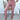 Pink tie-waist paperbag trousers in a casual chic comfort fit for women, showcasing a relaxed and stylish design with a flexible waist and roomy leg fit, suitable for size XL.