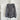 Charcoal Grey Women's Wool Blend Crew Neck Sweater - Ribbed Waist