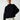 Black cut-out sweater featuring long sleeves and stylish cut-out details, designed for women in a size XL, showcasing a chic and modern look.