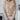 Chunky knit textured beige sweater for women in XL, featuring long sleeves and a cozy design ideal for autumn fashion.