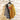 
Men's colorful plaid shirt in black and yellow with a Beauvais checkered pattern, displayed on a clothes hanger, featuring long sleeves and a classic collar.