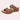 Brown bohemian beaded slip-on sandals for women, featuring a colorful design with intricate beading and leather material, ideal for summer wear.