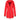 Colorful women's slim fit hooded puffer coat in red, featuring a thermal and water-resistant design with a collar and long sleeves.
