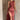 Cowl Neck Backless Satin Evening Dress in Rust color, size 2XL, showcasing a model wearing the elegant gown with a cowl neckline and backless design, highlighting the dress's flowing satin material and formal silhouette.