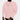 Men's crewneck sweatshirt in rose pink, featuring a minimalistic urban style with a small bird logo on the chest. Model is shown wearing the sweatshirt, highlighting the comfortable fit with long sleeves and a crew neckline. The 3XL size offers a relaxed and casual look.