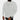 Cream Men's Crewneck Sweatshirt in Minimalistic Urban Style with Bird Logo, shown in a large 3XL size. The sweatshirt is worn by a person with a focus on the upper body, highlighting the white fabric, crewneck design, and long sleeves.