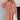 Orange oversized denim mini shirtdress with puffed sleeves and a belt, displayed on a mannequin.