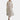 Eco-friendly oatmeal linen maxi dress with a minimalist loose fit, featuring a modest neckline and relaxed sleeves, designed as a one-piece day dress with a defined waist.