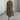 Eco-friendly oatmeal linen maxi dress in a minimalist loose fit, shown in green color in XL size. The dress features long sleeves, a relaxed shoulder line, and a flowing silhouette that extends to the ankles.
