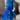 Elegant 2024 Women's Chiffon Maxi Dress in Blue Green, featuring sheer sleeves and a flowing, lightweight design with a flattering waistline, suitable for daywear.
