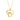 Elegant gold heart-shaped couple necklace with chain, perfect romantic anniversary gift.