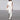Elegant white one-shoulder evening gown in 3XL size, showcasing a stylish and formal women's wear design with a fitted waist and knee-length hem.