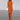 Elegant orange one-shoulder evening gown in size 3XL, featuring a sleek design with a fitted waist and knee-length hem, perfect for formal occasions.