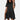 Elegant white ruffle hem mini dress with sleeveless design, featuring a fitted bodice, flared hem, and knee-length, worn by a smiling woman accessorized with a watch.