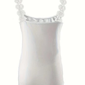 Elegant women's black ruffled sleeveless tank top displayed on a mannequin, showcasing its formal and chic design with a focus on the delicate ruffles and smooth fabric.
