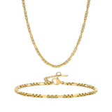 Elegant Women's Designer Gold Bracelet made of fine luxury gold, featuring an intricate chain design, perfect as a fashion accessory for special events.