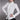 Elegant women's ruffle blouse in white, featuring long sleeves, a ruffled collar, and a classic French fashion design. The blouse is styled on a mannequin showcasing the 2XL size, emphasizing the waist and neck area.